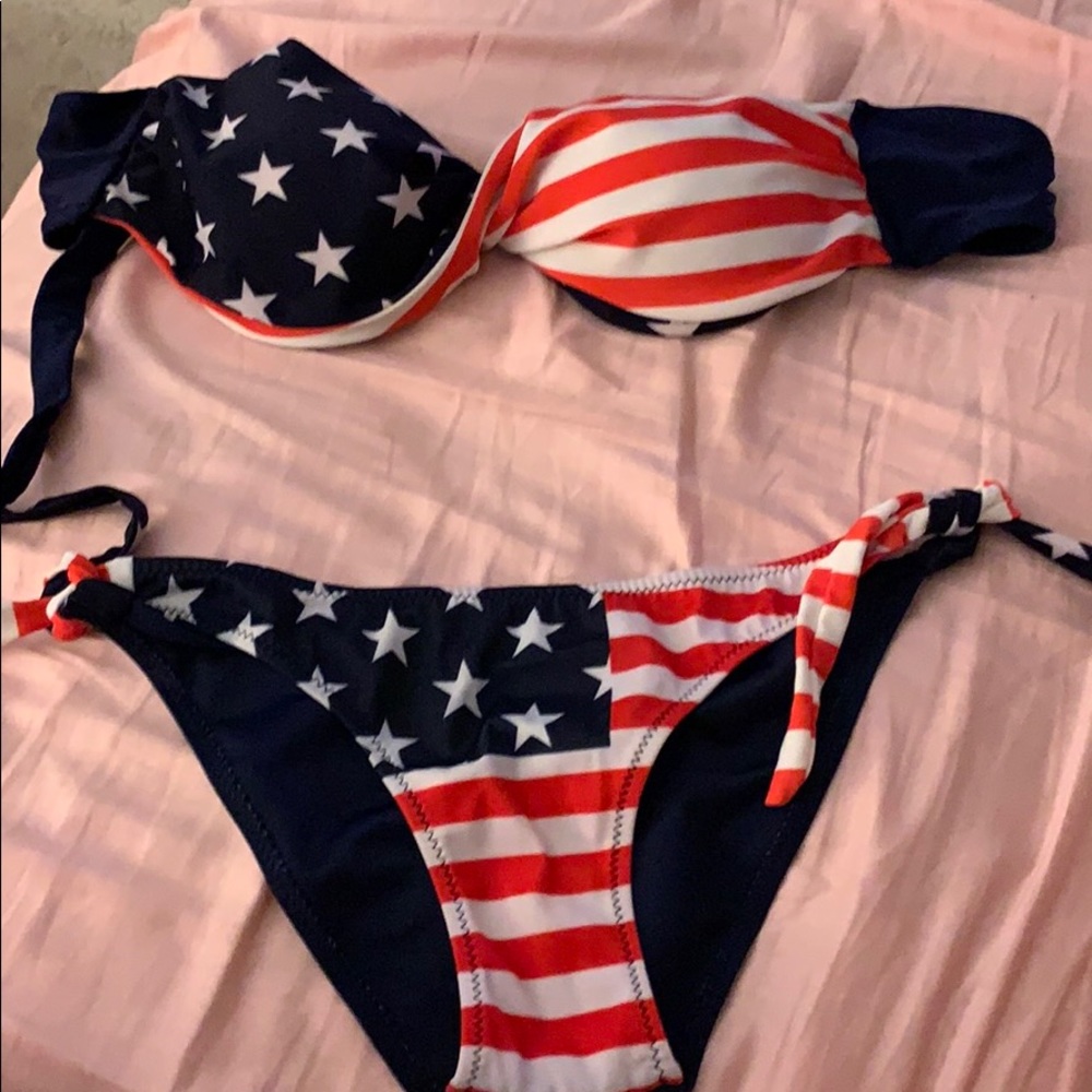American flag bikini